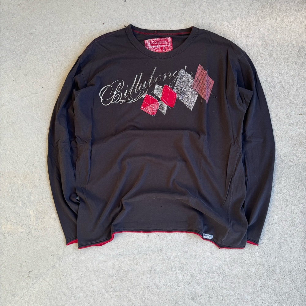 Billabong Black Shirt with Red Paisley Tag